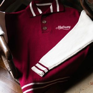 Madhappy alumni knit rugby sweater